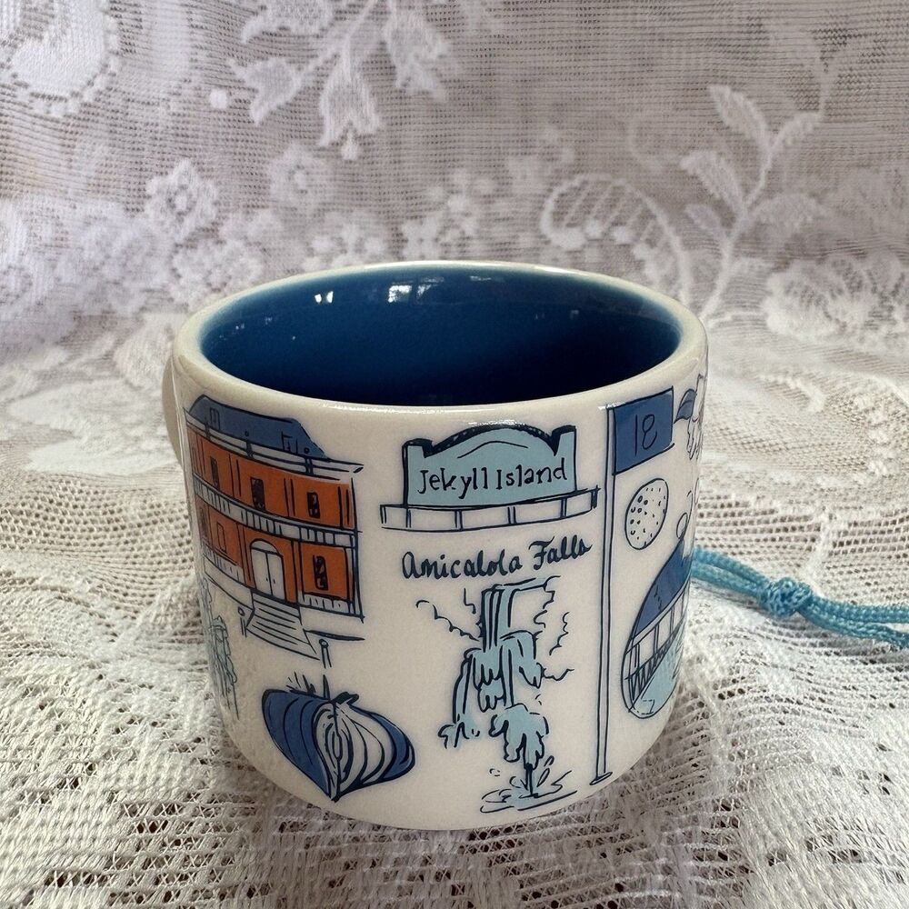 Starbucks Georgia Demitasse Mini Mug Been There Series 2oz Cup Ornament - Picture 3 of 7